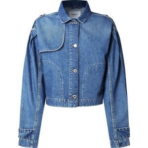 Pepe Jeans - PL402566 - Jas - Blauw - Casual - Katoen - Denim