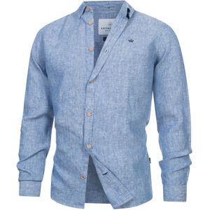 Kronstadt Overhemd 'Ayers'  blauw / zwart