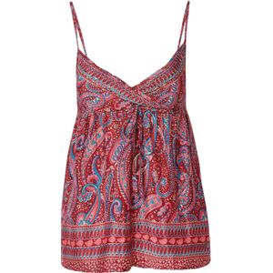 KOROSHI Top  azuur / poederroze / oudroze / donkerrood