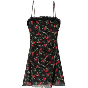 Bershka Jumpsuit  groen / rood / zwart / wit