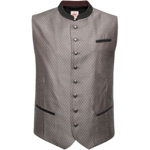 SPIETH & WENSKY Bodywarmer 'Daniel'  grijs / bourgogne / zwart