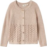 Lil'Atelier Gebreid vest  poederroze