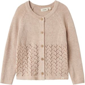 Lil'Atelier Gebreid vest  poederroze