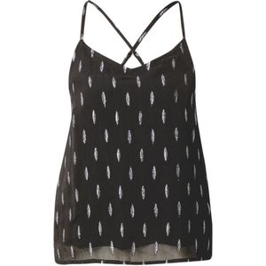 ABOUT YOU Top 'Fee'  zwart / zilver