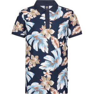 Petrol Industries Shirt 'Pier'  beige gemêleerd / blauw gemêleerd