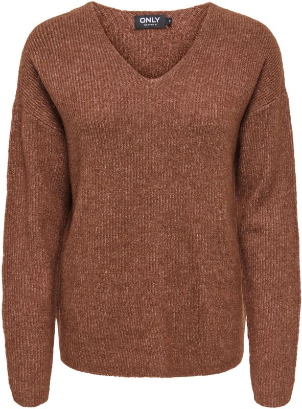Onlcamilla - Gebreide Pullover - V-Hals - Lange Mouwen - Regular Fit