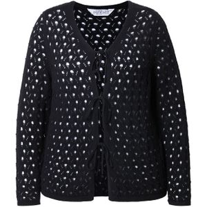 Studio Untold Gebreid vest  zwart