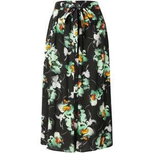 YAS Rok 'YASSAVANNA'  lichtgroen / kreeft / zwart / wit