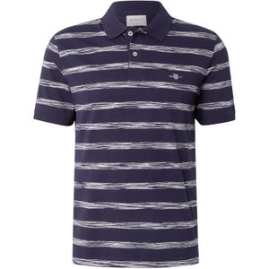 GANT Shirt  donkerblauw / wit