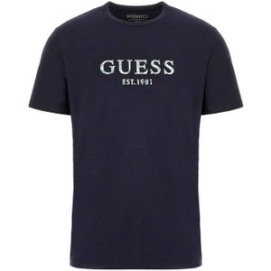 GUESS Shirt  navy / groen / offwhite