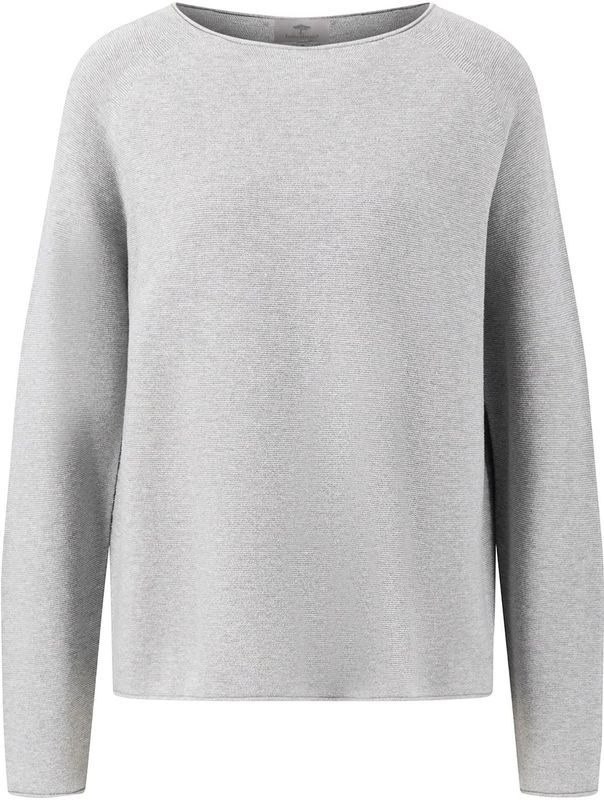 FYNCH-HATTON - Trui - Grijs Gemêleerd - Gebreide Truien