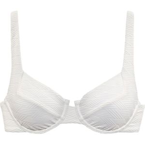 Bikinitop - Wit - Polyamide - Met Sluiting Achter