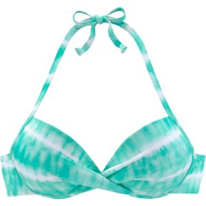 s.Oliver Bikinitop  turquoise / wit
