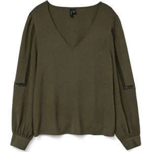 VERO MODA Blouse 'VMALVA'  olijfgroen