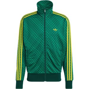 ADIDAS ORIGINALS Sweatvest 'Firebird'  geel / smaragd / donkergroen
