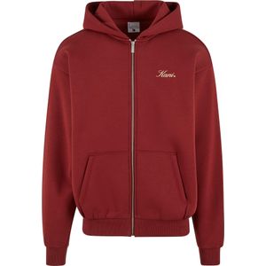 Karl Kani Sweatvest  beige / donkerrood