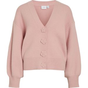 VILA Gebreid vest  rosa