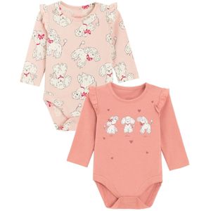 Cool Club Overall  koraal / rosa / rood / wit