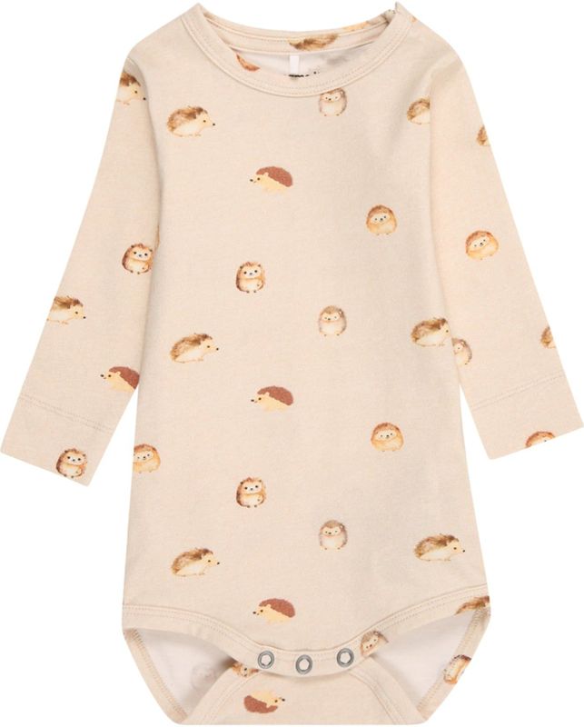 Biologisch Katoen - Romper - Lange Mouwen - Ronde Hals - Drukknoopsluiting