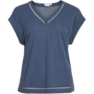 VILA Shirt 'VITikki'  saffier