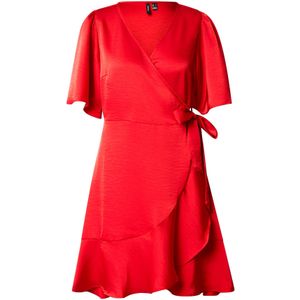VERO MODA Jurk  knalrood