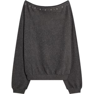 Bershka Sweatshirt  donkergrijs