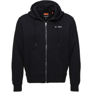 smiler. Sweatvest  zwart / wit