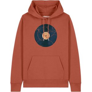 Watapparel Sweatshirt 'Broken Vinyl'  lichtbruin / gemengde kleuren