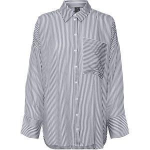 VERO MODA Blouse 'VMBUMPY'  zwart / wit