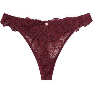 Lindex String 'Lydia'  donkerrood