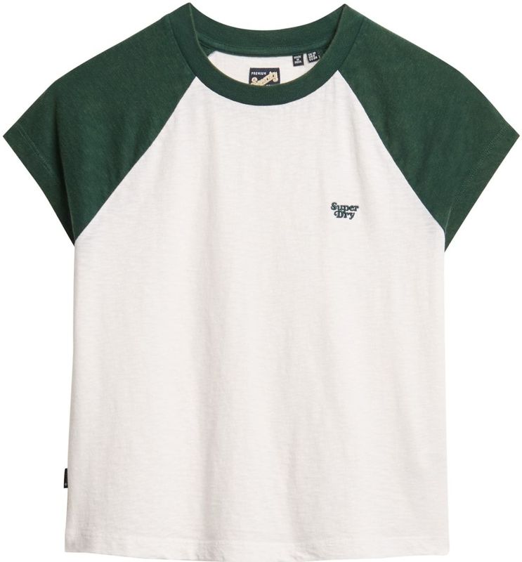 Superdry Shirt 'Essential'  navy / wit