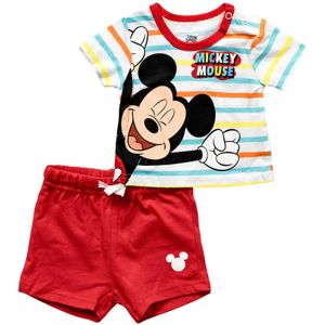 DISNEY Set 'Mickey Mouse'  lichtblauw / rood / zwart / wit