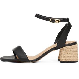 TOMMY HILFIGER - Sandalen - Zwart - Leer