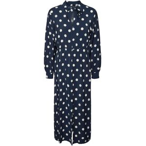 VERO MODA Blousejurk  navy / wit