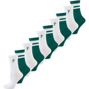 Nur Die Sokken ' Statement Socken mit Stickerei '  groen / wit