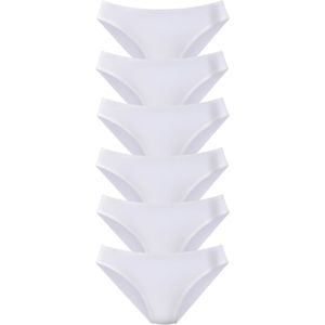 Vivance - Active - Jazz-Hipsters - Wit - Set van 6