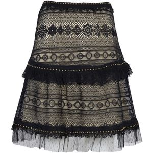 Influencer Rok  zwart / wit