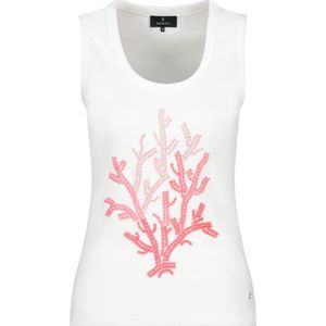 monari Top  pink / rosa / wit