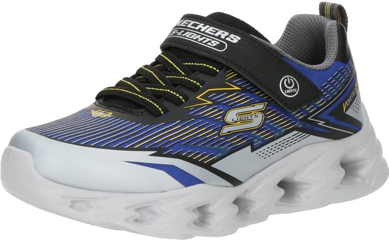 Skechers Schoenen - Veltrox - Zilver/Zwart - Skechers - 27 - Lichtgevende Schoenen