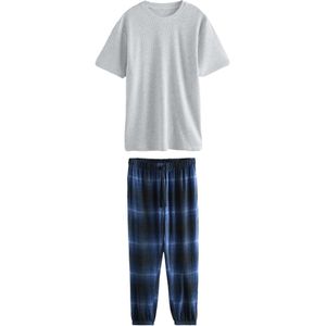Next Pyjama lang  navy / lichtblauw / grijs