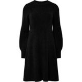 PIECES - PCRYDIA - Gebreide Jurk - Zwart - Lange Mouw