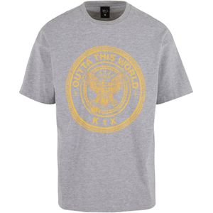 K1X Shirt 'Eagle'  goudgeel / grijs gemêleerd