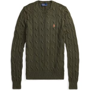 Polo Ralph Lauren Trui  olijfgroen / lichtoranje