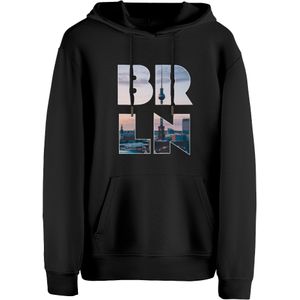 Cotton Prime Sweatshirt 'Skyline Berlin'  navy / lichtblauw / lavendel / zwart