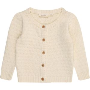Lil'Atelier Gebreid vest 'NBFROSANNE'  ecru