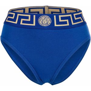 VERSACE Slip  beige / blauw