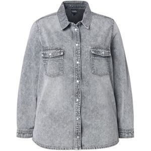 Ulla Popken Blouse  grey denim