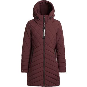 khujo Wintermantel  rood / donkerrood