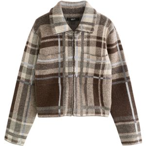 Next Tussenjas  ecru / donkerbruin / lichtgrijs