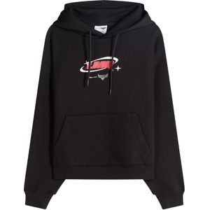 Bershka Sweatshirt 'CARS'  lichtgeel / rood / zwart / wit